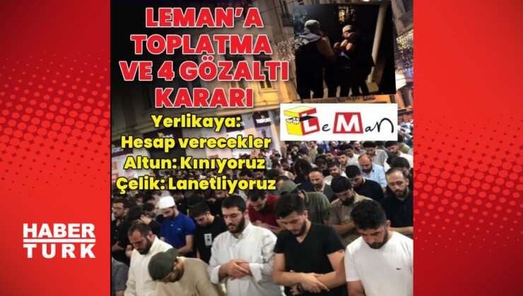Leman dergisine “karikatür” soruşturması açıldı, 4 kişi hakkında gözaltı kararı verildi