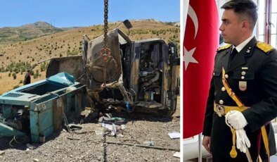 Malatya’da askeri araç devrildi: Üsteğmen Tuğrul Özsu şehit oldu