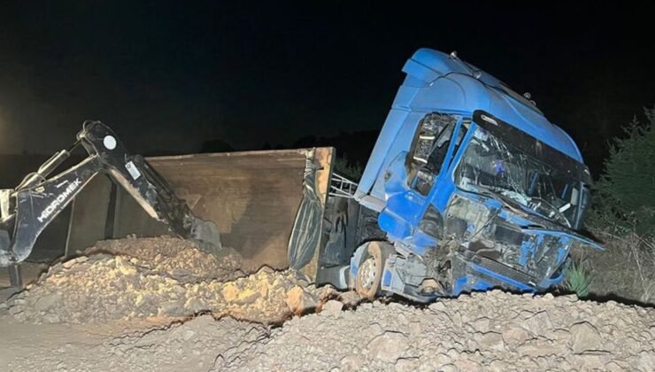Manisa’da trafik kazası: 1 ölü, 1 yaralı