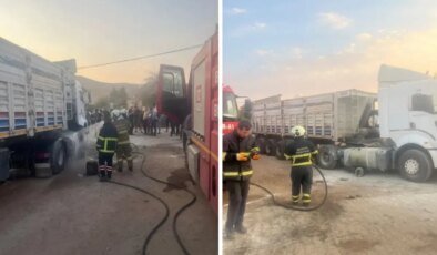 Mardin’de tırın yakıt deposunda patlama! 7 kişi yaralandı