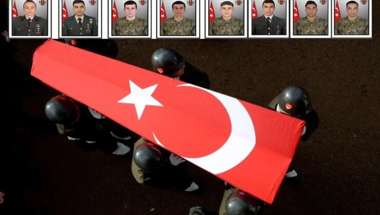 Metan gazı nedeniyle şehit olan 8 askerimizin kimlikleri belli oldu