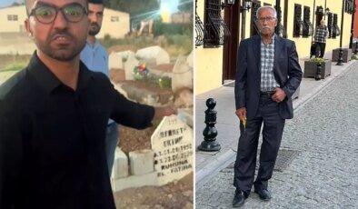Mezarlığa gelen aile, babalarının kabrini yerinde bulamadı