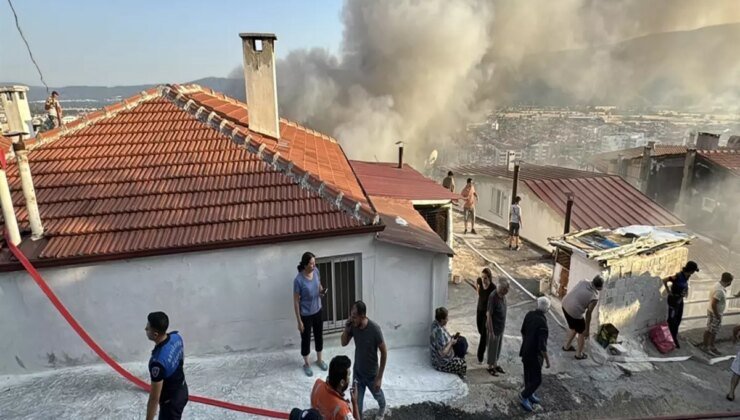 Muğla’da çıkan yangın nedeniyle 2 kişi hastanelik oldu