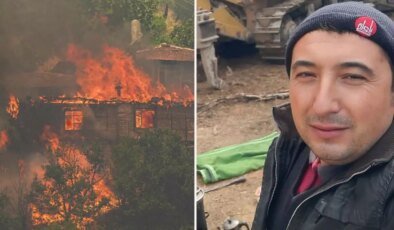Ödemiş’teki yangından acı haber! Orman işçisi şehit oldu