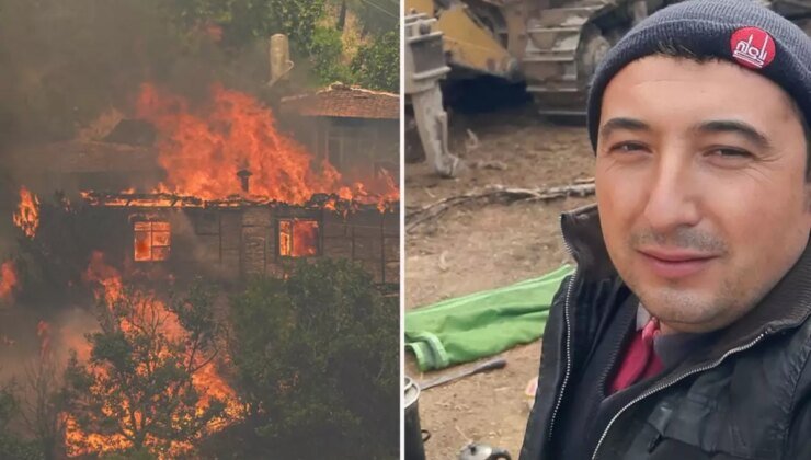 Ödemiş’teki yangından acı haber! Orman işçisi şehit oldu