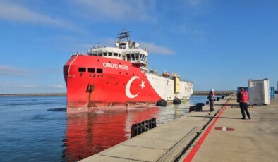 Oruç Reis Sismik Araştırma Gemisi Zonguldak’a Döndü