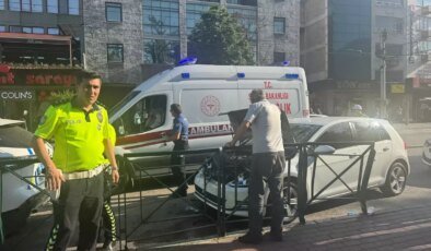 Osmangazi’de Trafik Kazası: Polis Memuru Yaralandı