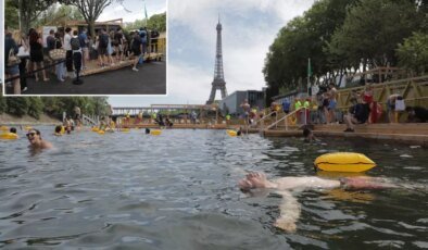 Paris’te 102 yıllık yasak kalktı, Seine Nehri halka açıldı