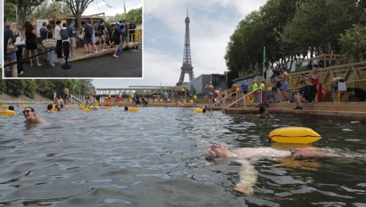 Paris’te 102 yıllık yasak kalktı, Seine Nehri halka açıldı