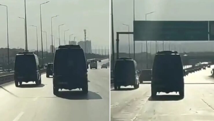 PKK’nın silah bırakma töreni öncesi ilk görüntü! 30 araçlık konvoyla ilerlediler