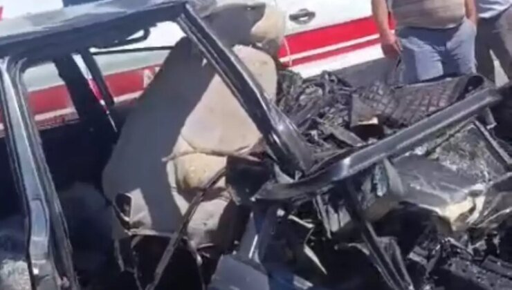 Polatlı’da Kafa Kafaya Çarpışma: 1 Ölü, 4 Yaralı