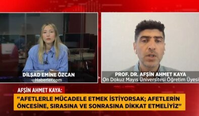 Prof. Dr. Afşin Ahmet Kaya: "Yangınla Mücadele Kriz Anından Önce Başlamalı"