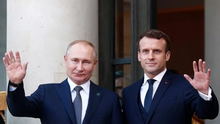 Putin ile Macron arasında yaklaşık 3 yılın ardından ilk görüşme