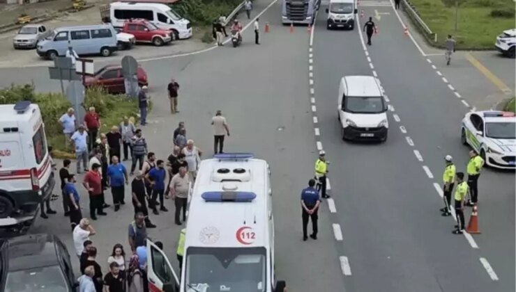 Rize’de feci kaza! 1 ölü, 8 yaralı