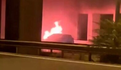 Sakarya’da Yangın: Otomobil Kullanılamaz Hale Geldi