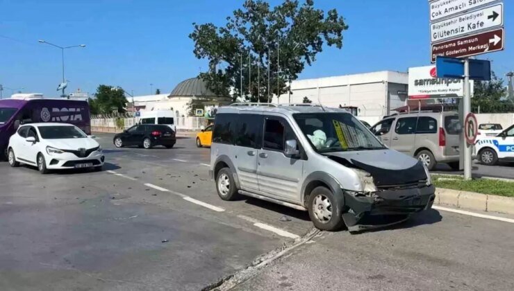 Samsun’da Trafik Kazası: 1 Yaralı