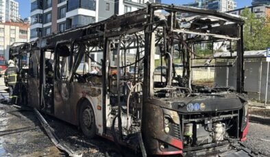 Samsun’da yolcu otobüsünde yangın çıktı