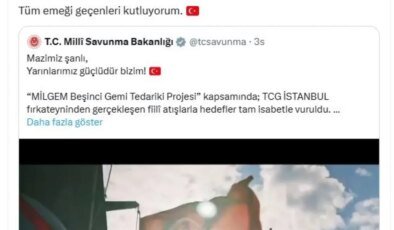 Savunma Sanayii Başkanı Görgün: MİLGEM, İrade ve Bağımsızlığımızın Simgesidir