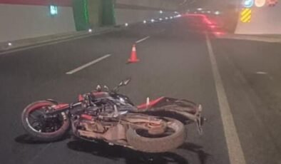 Şebinkarahisar’da tünelde motosiklet devrildi: 2 ölü