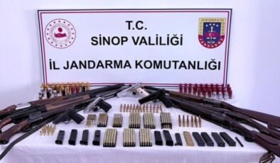 Sinop’ta kaçak silah operasyonu: 5 gözaltı