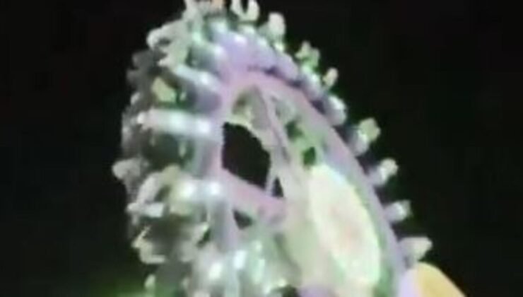 Suudi Arabistan’da lunaparktaki eğlence aracı yere çakıldı: O anlar böyle kaydedildi!