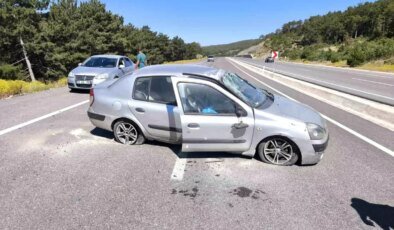 Tavşanlı’da Otomobil Takla Attı: 3 Yaralı