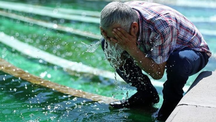 Termometreler günün en yüksek sıcaklığını 48 dereceyle Siirt Kurtalan’da ölçtü