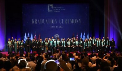Tiran’da Türkiye Maarif Vakfı’na Ait New York Üniversitesi Mezuniyet Töreni Düzenlendi