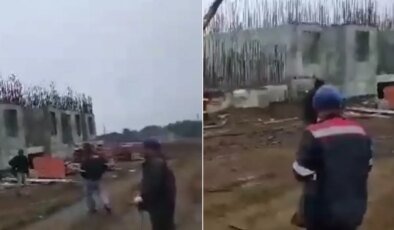Türk işçiler, 8.8’lik deprem anını kaydetti