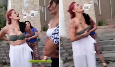 Uyuşturucu operasyonunu, kadınlar böyle engellemeye çalıştı