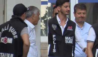 Yolsuzluk operasyonunda gözaltına alınan belediye başkanları Zeydan Karalar ve Abdurrahman Tutdere adliyeye sevk edildi.