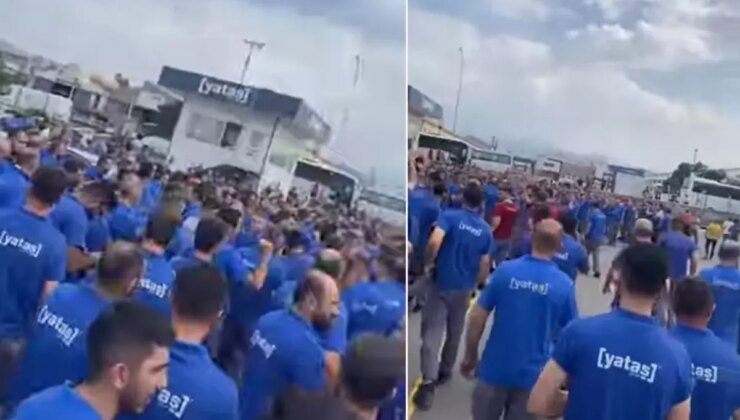 Zam gelmedi, işçiler işi bıraktı! Yataş grevle sarsıldı