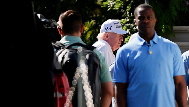 ABD Başkanı Trump golf sahasına giderken evsizlerle karşılaştı: “Washington’ı terk edin”