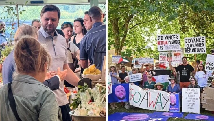 Aracını engelli alanına park eden ABD Başkan Yardımcısına köylülerden tepki