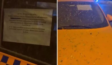Aracının camına astığı yazı olay oldu: Kızıma hakkımı helal etmiyorum