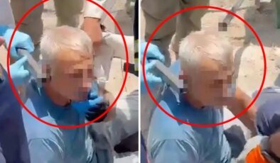 Arkeolojik kazı çalışmalarında başına demir saplanan işçi yaralandı