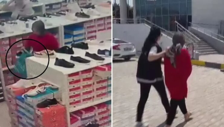 AVM’de mağaza mağaza gezdi, iç çamaşırına kadar çaldı