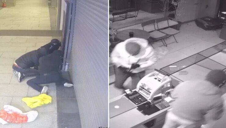 Başakşehir’de kuyumcuda kasayı bulamayan hırsızlar birbirine ‘Kasa yok’ diye bağırdı