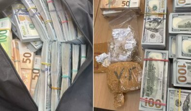 Çanta dolusu Euro, dolar ve altınla sınırda yakalandı