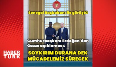 Cumhurbaşkanı Erdoğan Senegal Başbakanı ile görüştü
