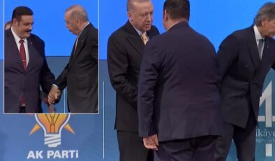Cumhurbaşkanı Erdoğan’ın uyarısı rozet takma törenine damga vurdu