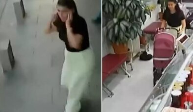 Deprem sırasında herkes panikle kaçarken o bebeğine koştu