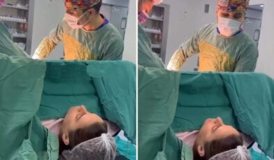 Doğuma giren kadından, "Sabah ne yaptınız?" sorusuna bomba yanıt