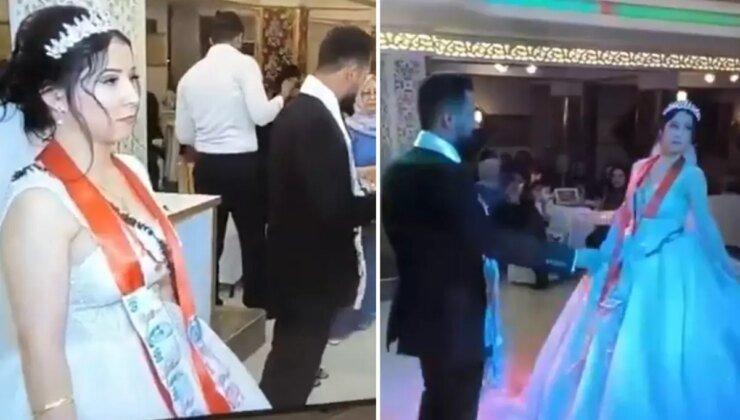 Düğününden görüntü paylaşan gelin isyan etti: Eşimin ailesi çok yobazmış