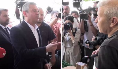 Eşinin aldığı maaşı söyleyen Özgür Özel, "Hamdolsun" diyen esnafa kızdı