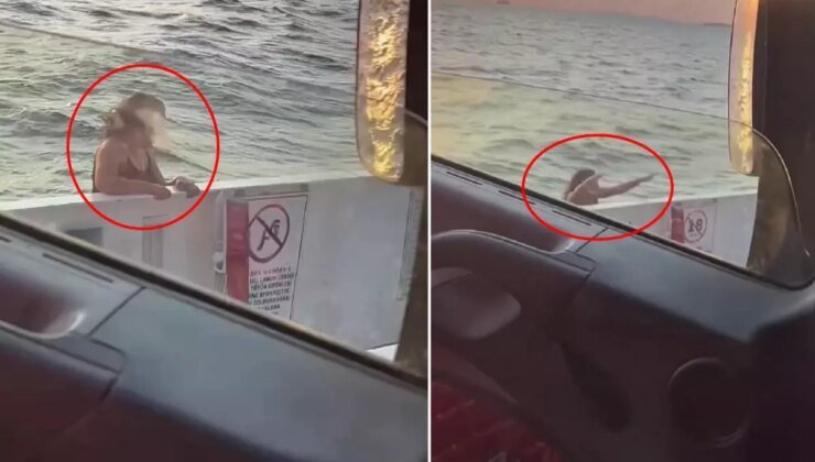 Genç kadın feribottan atlayarak intihar etti