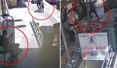 Gündüz vakti çocuğu kaçırmak istedi, esnaf son anda engel oldu