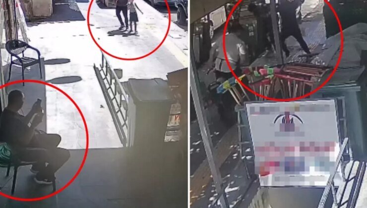 Gündüz vakti çocuğu kaçırmak istedi, esnaf son anda engel oldu