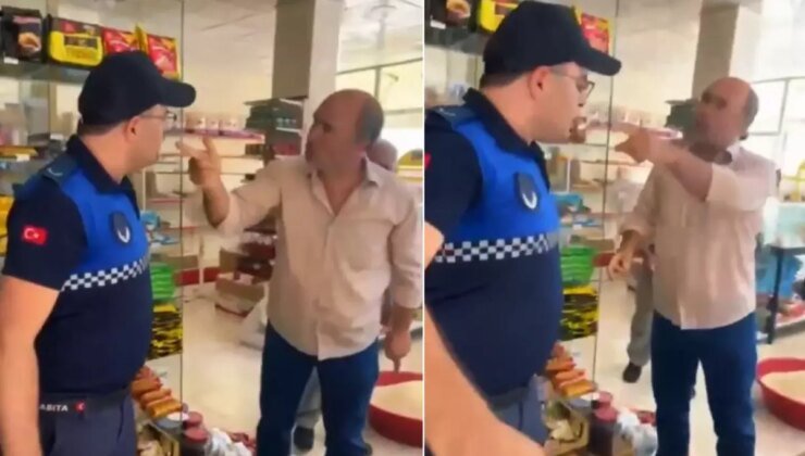 Hem suçlu hem güçlü esnaf! Zabıtayı itti, dükkandan kovdu, tehdit etti
