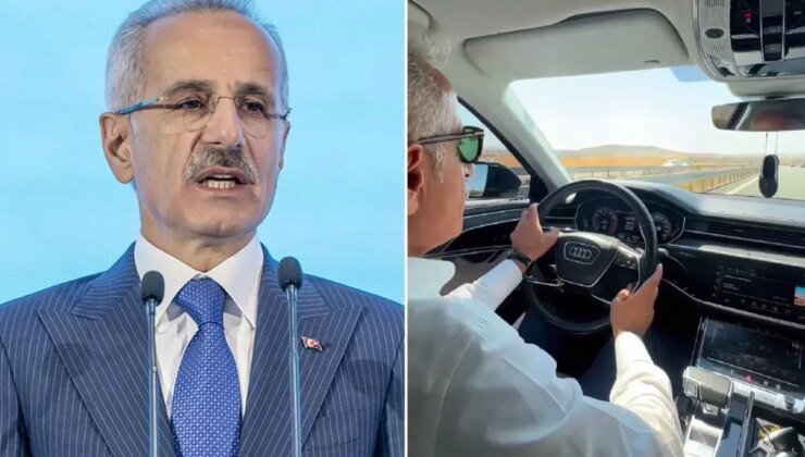Hız sınırını aşan Bakan Uraloğlu, jandarmadan ceza yedi